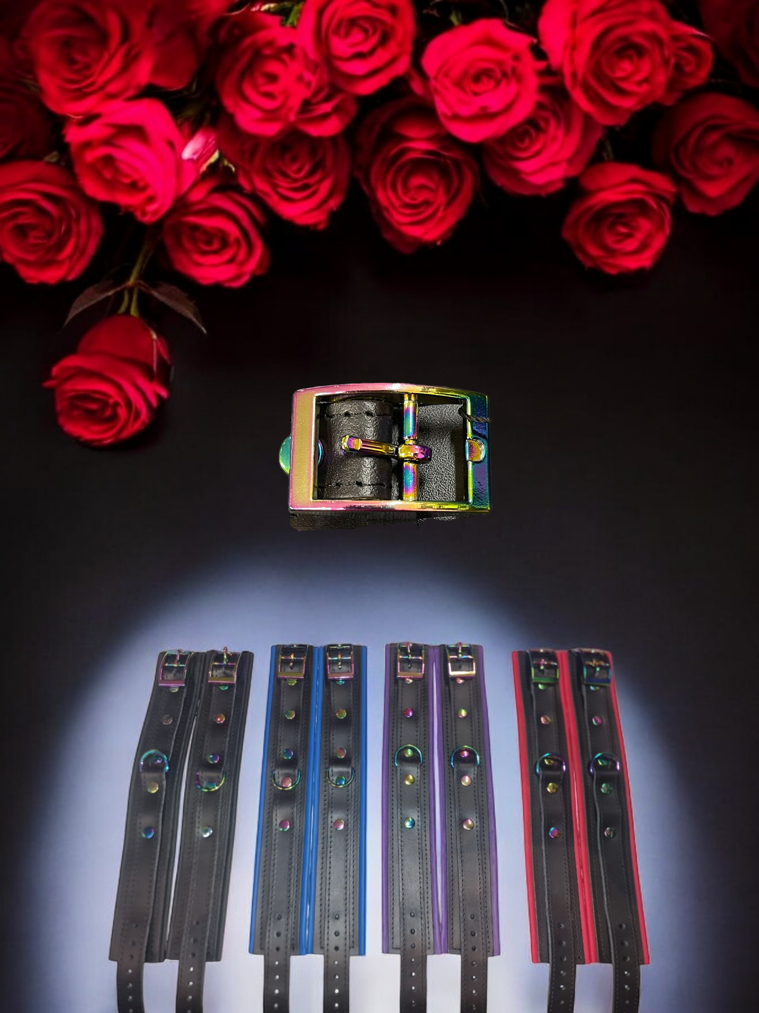 High Quality - Fußfessel RAINBOW in 4 verschiedenen Farben !