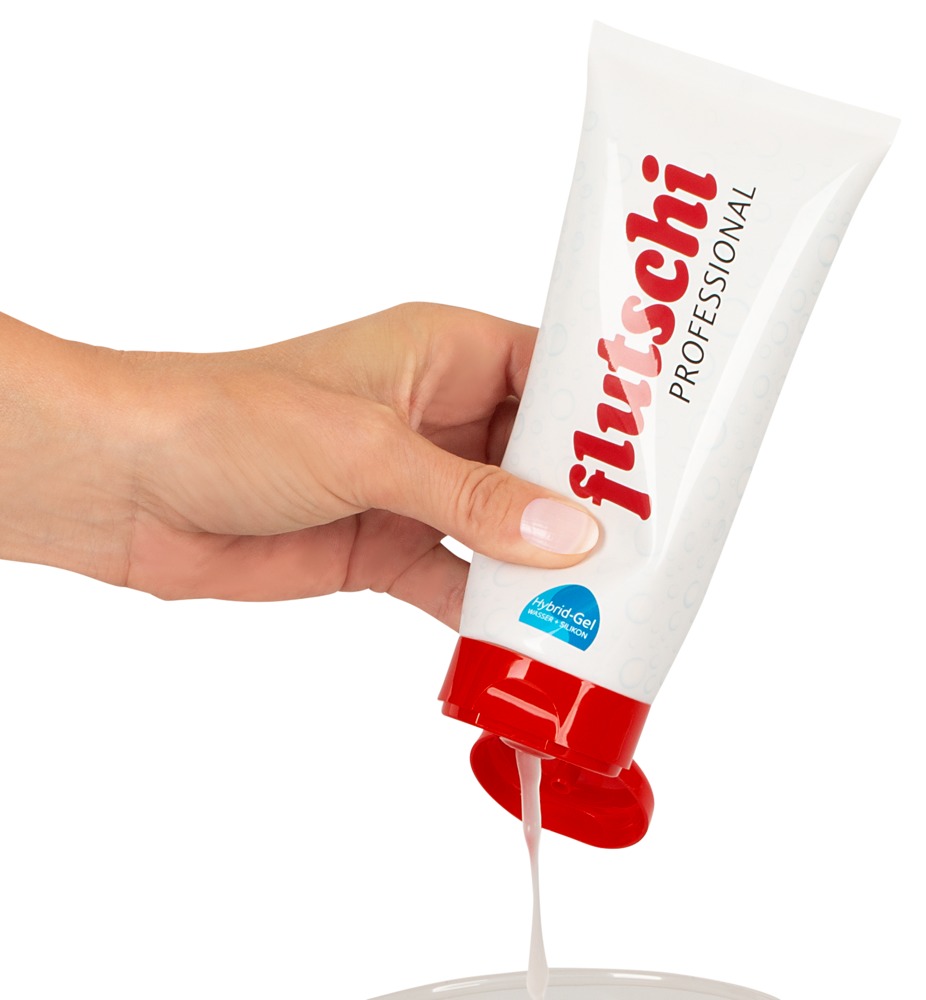Flutschi Professional – Hybrid-Gleitgel mit Wasser & Silikon, 200 ml